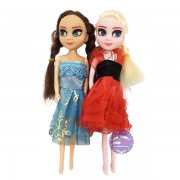 Bộ 2 hộp đồ chơi búp bê Frozen: Elsa và Anna mini