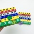 Vỉ đồ chơi xếp hình học chữ và số 72 mảnh bằng nhựa