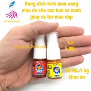 Dung dịch kích màu đỏ, màu vàng cho cá cảnh 5ML giúp cá lên màu đẹp