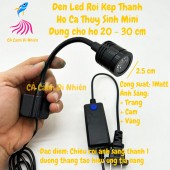 Đèn led rọi Mini 1W kẹp thành hồ cá thủy sinh BIOTOP KK-F05 cho bể 20-30 cm