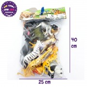 Bộ đồ chơi thú rừng 24 con bằng nhựa Wild Animal 624