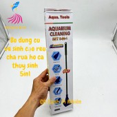 Bộ dụng 5 trong 1 cạo rêu chà bể Aqua Tools - Vệ sinh hồ cá cảnh thủy sinh
