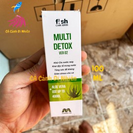 Multi Detox Ver 02 Dung Dịch Khử Clo, Kim Loại, Chống Sốc, Giảm Stress Cho Cá