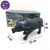 Hộp đồ chơi con trâu chạy pin có nhạc đèn 333-19