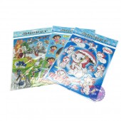 Hình dán sticker hoạt hình 10 tấm