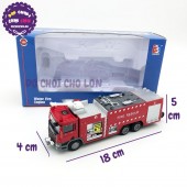 Xe mô hình cứu hỏa phun nước bằng sắt 1:50 KDW 625013