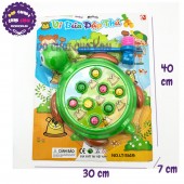 Vỉ đồ chơi đập chuột hình con RÙA phát nhạc dùng pin