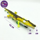 Đồ chơi mô hình cá sấu bằng nhựa chạy pin có đèn 668