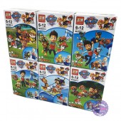 Bộ 6 hộp đồ chơi lắp ráp chó cứu hộ Paw Patrol