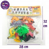 Bộ đồ chơi 12 con giáp ĐẠI bằng nhựa Thành Lộc T839