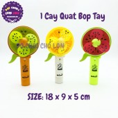 Đồ chơi quạt bóp tay trái cây phun nước KD077