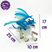 Đồ chơi rồng XANH DƯƠNG có cánh bằng nhựa cứng 056