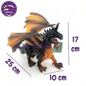 Đồ chơi rồng ĐEN có cánh bằng nhựa cứng 056