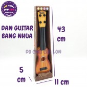 Hộp đồ chơi đàn guitar thùng bằng nhựa 4 dây cước 998-9