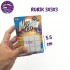 Vỉ đồ chơi Rubik 3x3x3 bằng nhựa giấy dán 588R1
