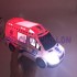 Hộp đồ chơi xe cứu thương chạy pin có đèn nhạc City Rescue Car 872