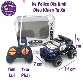 Hộp đồ chơi xe cảnh sát Police địa hình điều khiển từ xa 6146H