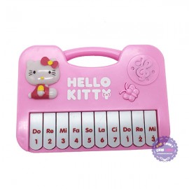 Đàn chơi đàn organ Hello Kitty nút bướm dùng pin nhạc đèn
