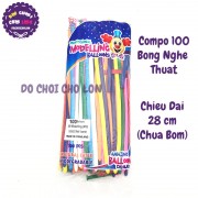 Bộ 100 bong bóng dài tạo hình nghệ thuật Thái Lan