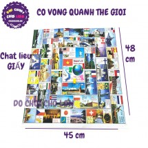 Bộ cờ vòng quanh thế giới bằng giấy