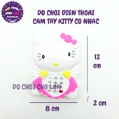 Đồ chơi điện thoại bàn cầm tay Kitty dùng pin có nhạc M888-2