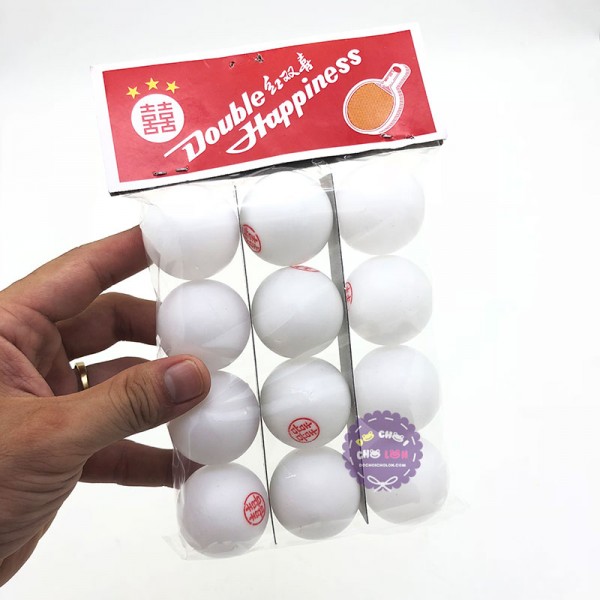 Bộ 12 banh đánh bóng bàn bằng nhựa