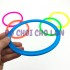 Đồ chơi ném vòng vịt bằng nhựa 5 vòng đủ màu đường kính 17 cm