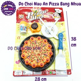 Vỉ đồ chơi làm bánh Pizza Hut nấu ăn bằng nhựa 598E7