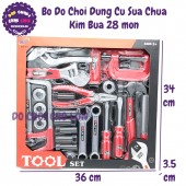 Hộp đồ chơi kìm búa dụng cụ sửa chữa 28 món Tool Set bằng nhựa KY1068-063