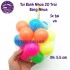 Đồ chơi bóng nhựa nhiều màu 20 trái túi lưới size 5.5 cm