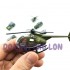 Hộp 8 xe máy bay quân sự đồ chơi mô hình bằng sắt 1:64 G0388F