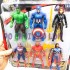 Vỉ đồ chơi mô hình 6 siêu anh hùng Avengers bằng nhựa có đèn 199B-4