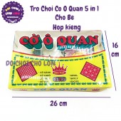 Trò chơi cờ ô quan 5 trong 1: cờ caro, cờ gánh, cờ vây, cờ nhảy hộp kiếng