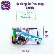Bộ dụng cụ thêu may thêu tay cho bé lớp 4-5-6 Hộp NHỎ