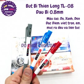 Bút bi Thiên Long TL-08 bút thiên long TL08 đầu bi 0.8mm