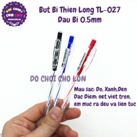 Bút bi Thiên Long TL-027 bút thiên long TL027 đầu bi 0.5mm