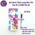 Bút nước Thiên Long GEL-012/DO bút GEL012 mực tím đầu bi 0.5mm cho bé