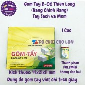Gôm tẩy Thiên Long E-06 ERASER gôm xóa chì tẩy sạch và mềm