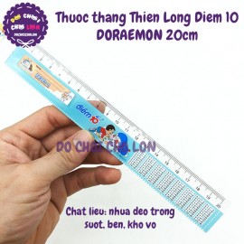 Thước thẳng Thiên Long điểm 10 Doraemon TP-SR011/DO dài 20cm