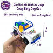 Đồ chơi mô hình xe JEEP chạy bằng dây cót bằng nhựa 205A