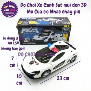 Đồ chơi xe ô tô cảnh sát Police mở cửa mui trần đèn 3D có nhạc HG335