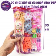 Đồ chơi búp bê có khớp & GIÀY DÉP đồ trang điểm bằng nhựa