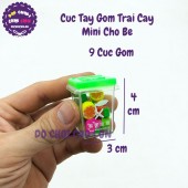 Cục tây gôm trái cây mini cho bé xóa bút chì
