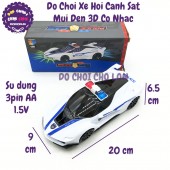 Đồ chơi xe ô tô cảnh sát Police mui trần đèn 3D có nhạc HY038