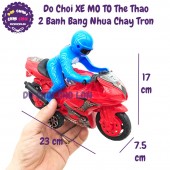 Đồ chơi xe mô tô Thể Thao 2 bánh bằng nhựa chạy trớn 0108