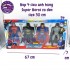 Hộp đồ chơi 4 siêu anh hùng Super Heroes dùng pin có đèn size 30 cm 8881