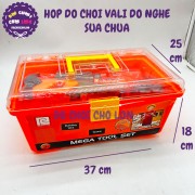 Hộp đồ chơi vali đồ nghề sửa chữa 37 cm MEGA TOOL SET 2135