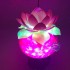 Lồng đèn trung thu quả cầu bông sen 3D dùng pin có đèn nhạc