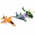 Hộp đồ chơi 3 mô hình máy bay chiến đấu chạy trớn có đèn nhạc