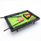 Vỉ đồ chơi bàn Bi Da lỗ Mini Snooker bằng nhựa 2015E